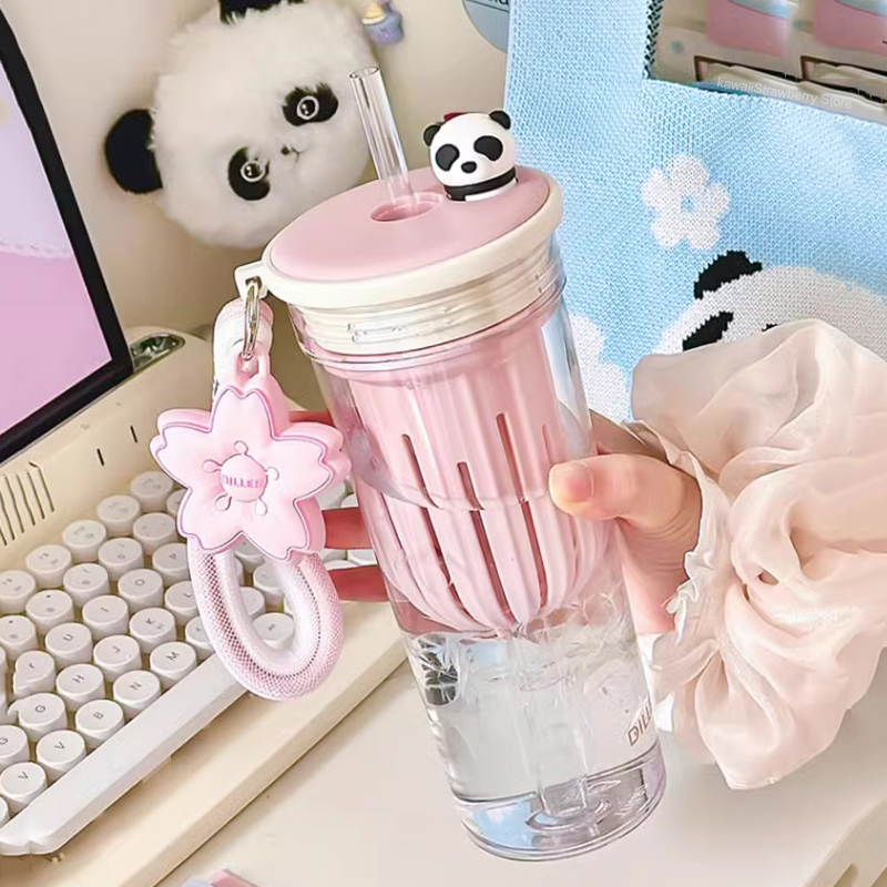 Coffee Equipment Gift - 650ml Kawaii Water Bottle With Filter