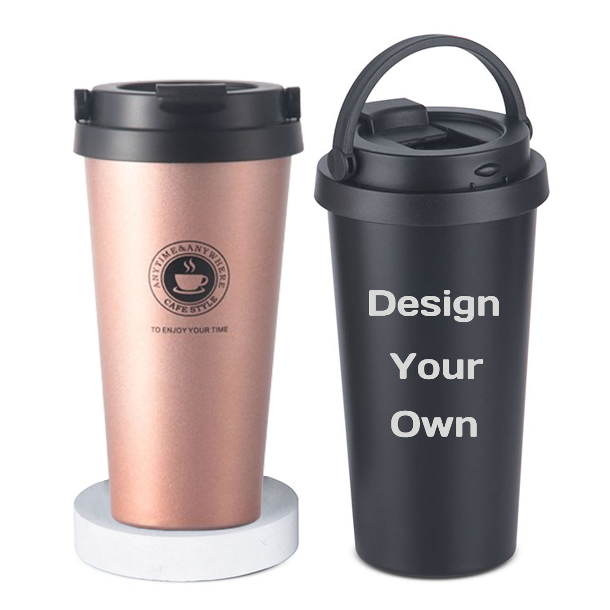 Coffee Equipment Gift - Insulated Travel Coffee Mug 16 oz