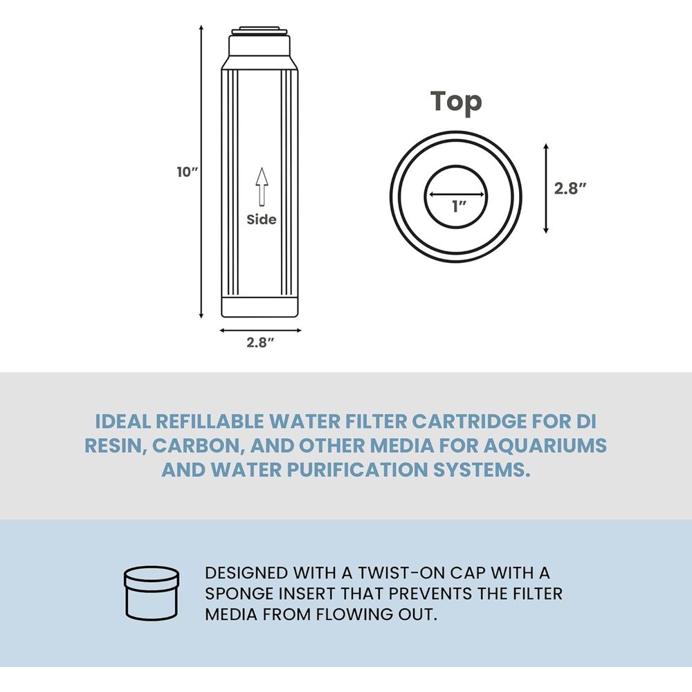10 x 2.5 Refillable Water Filt - đánh giá và giá Water Filter Cartridge