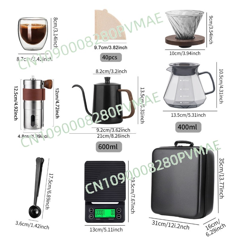 Hand pour-over coffee set outd - đánh giá và giá Coffee Equipment Gift